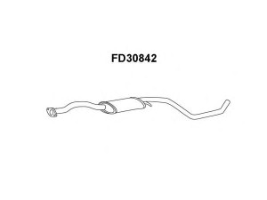 VENEPORTE FD30842 vidurinis duslintuvas 
 Išmetimo sistema -> Duslintuvas
6676960, 6919249, 7243473