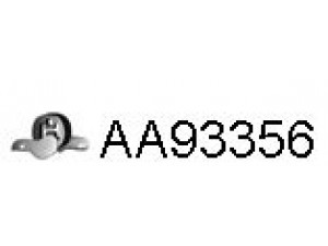 VENEPORTE AA93356 guminė juosta, išmetimo sistema
8D0253144G, 8D0253144N