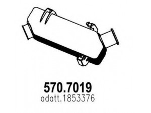 ASSO 570.7019 vidurinis / galinis duslintuvas 
 Išmetimo sistema -> Duslintuvas
1853376