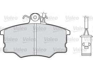VALEO 598003 stabdžių trinkelių rinkinys, diskinis stabdys 
 Techninės priežiūros dalys -> Papildomas remontas
0060743564, 0060760114, 60743564