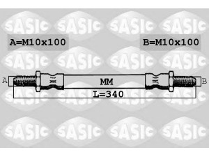 SASIC SBH6334 stabdžių žarnelė 
 Stabdžių sistema -> Stabdžių žarnelės
6179304