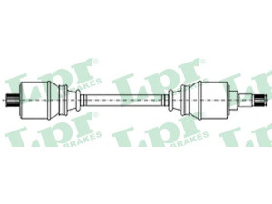 LPR DS30001 kardaninis velenas 
 Ratų pavara -> Kardaninis velenas
1073500410, 1073502710, 1073502810