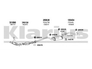 KLARIUS 361820E išmetimo sistema