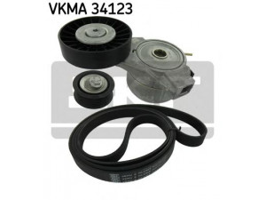 SKF VKMA 34123 V formos rumbuotas diržas, komplektas 
 Techninės priežiūros dalys -> Techninės priežiūros intervalai
48 98 755, 49 61 066, 49 67 907