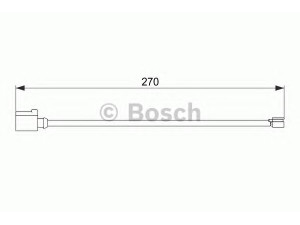 BOSCH 1 987 474 564 įspėjimo kontaktas, stabdžių trinkelių susidėvėjimas 
 Stabdžių sistema -> Susidėvėjimo indikatorius, stabdžių trinkelės
1J0 615 121, 991 609 171 00, 1J0 615 121