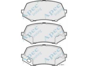 APEC braking PAD1690 stabdžių trinkelių rinkinys, diskinis stabdys 
 Techninės priežiūros dalys -> Papildomas remontas
MK529908