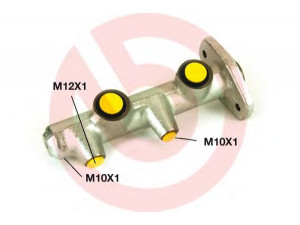 BREMBO M 24 065 pagrindinis cilindras, stabdžiai 
 Stabdžių sistema -> Pagrindinis stabdžių cilindras
6083866, 80VB2A032AA, 80VB2A032JA