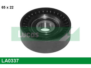 LUCAS ENGINE DRIVE LA0337 kreipiantysis skriemulys, V formos rumbuotas diržas 
 Diržinė pavara -> V formos rumbuotas diržas/komplektas -> Laisvasis/kreipiamasis skriemulys