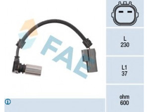FAE 79085 RPM jutiklis, variklio valdymas 
 Variklis -> Variklio elektra
001 927 321 A, 001 927 321 A, 001 927 321 A