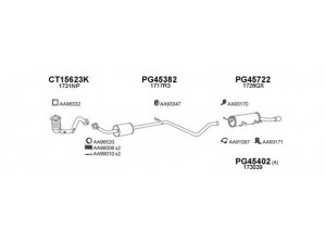 VENEPORTE 450666 išmetimo sistema 
 Išmetimo sistema -> Išmetimo sistema, visa