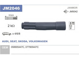 JANMOR JM2046 kamštis, ritė
058905447C