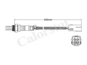 CALORSTAT by Vernet LS140341 lambda jutiklis 
 Variklis -> Variklio elektra
JE96-18-861, JE96-18-861A, JE96-18-861A9U