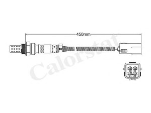 CALORSTAT by Vernet LS140341 lambda jutiklis 
 Išmetimo sistema -> Lambda jutiklis
JE96-18-861, JE96-18-861A, JE96-18-861A9U