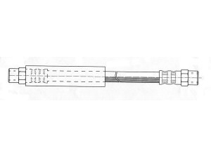 KAWE 516962 stabdžių žarnelė 
 Stabdžių sistema -> Stabdžių žarnelės
0060501717, 546648, 60501717