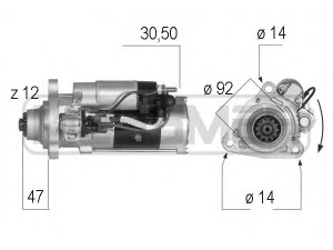 MESSMER 220561 starteris 
 Elektros įranga -> Starterio sistema -> Starteris
2995372, 2995373, 504042667, M009T61671