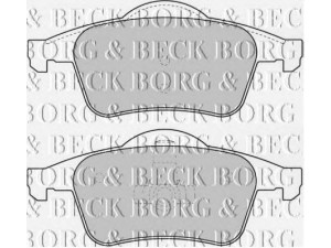 BORG & BECK BBP1697 stabdžių trinkelių rinkinys, diskinis stabdys 
 Techninės priežiūros dalys -> Papildomas remontas
2713342, 272399, 2723997, 272944