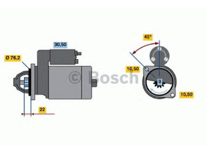 BOSCH 0 986 016 860 starteris 
 Elektros įranga -> Starterio sistema -> Starteris
1202139, 6202047, 90357730, 90444192