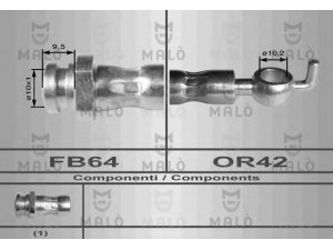 MAL? 80041 stabdžių žarnelė 
 Stabdžių sistema -> Stabdžių žarnelės
GJ2543980, GJ2543980A