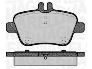 MAGNETI MARELLI 363916060736 stabdžių trinkelių rinkinys, diskinis stabdys