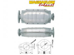 MAGNAFLOW 85818 katalizatoriaus keitiklis 
 Išmetimo sistema -> Katalizatoriaus keitiklis
855076