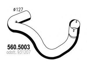 ASSO 560.5003 išleidimo kolektorius
931207