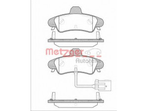 METZGER 0433.12 stabdžių trinkelių rinkinys, diskinis stabdys 
 Techninės priežiūros dalys -> Papildomas remontas
1204852, XS7J211008BA, XS7J2M008BA