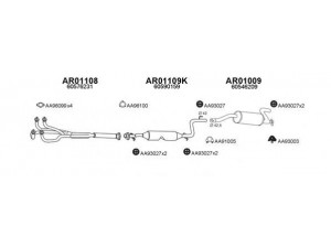 VENEPORTE 010068 išmetimo sistema 
 Išmetimo sistema -> Išmetimo sistema, visa
