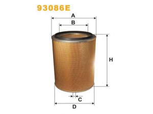 WIX FILTERS 93086E oro filtras
5001020327, 7411394