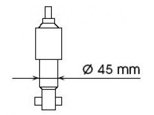 KYB 444102 amortizatorius 
 Pakaba -> Amortizatorius
1954813, 1954815, 1956732, 1958332