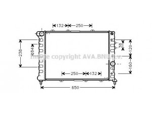 AVA QUALITY COOLING ALA2057 radiatorius, variklio aušinimas 
 Aušinimo sistema -> Radiatorius/alyvos aušintuvas -> Radiatorius/dalys
50501508, 60624581, 60690405, 71753212