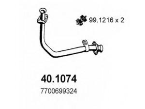 ASSO 40.1074 išleidimo kolektorius 
 Išmetimo sistema -> Išmetimo vamzdžiai
6025008589, 7700699324, 7700699924