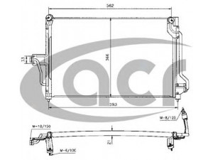 ACR 300011 kondensatorius, oro kondicionierius 
 Oro kondicionavimas -> Kondensatorius
1618012, 52464309, 1618012, 52464309