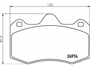 BREMBO P 85 134 stabdžių trinkelių rinkinys, diskinis stabdys 
 Techninės priežiūros dalys -> Papildomas remontas
6LL698151