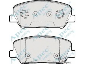 APEC braking PAD1953 stabdžių trinkelių rinkinys, diskinis stabdys 
 Techninės priežiūros dalys -> Papildomas remontas
58101A6A20