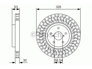 BOSCH 0 986 479 U39 stabdžių diskas
26300 FE070