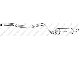 BOSAL 285-077 vidurinis duslintuvas 
 Išmetimo sistema -> Duslintuvas
7 587 956