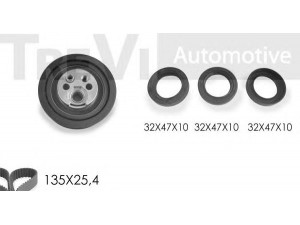 TREVI AUTOMOTIVE KD1043S paskirstymo diržo komplektas 
 Techninės priežiūros dalys -> Papildomas remontas