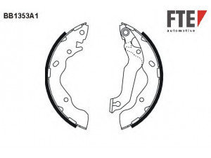 FTE BB1353A1 stabdžių trinkelių komplektas 
 Techninės priežiūros dalys -> Papildomas remontas
58305-17A00, 58305-25A10, 58305-25F10