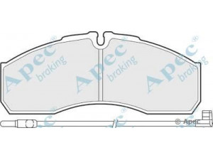 APEC braking PAD1495 stabdžių trinkelių rinkinys, diskinis stabdys 
 Techninės priežiūros dalys -> Papildomas remontas
42536101, 41060MB225, 5001844748