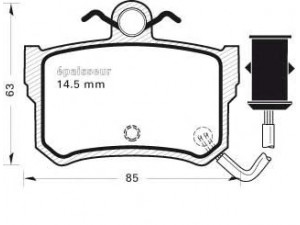 MGA 276 stabdžių trinkelių rinkinys, diskinis stabdys 
 Techninės priežiūros dalys -> Papildomas remontas
43022SG9V00, 43022SL0000, GBP90302