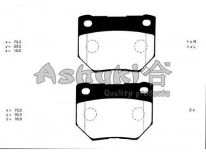 ASHUKI N011-76 stabdžių trinkelių rinkinys, diskinis stabdys 
 Techninės priežiūros dalys -> Papildomas remontas
0 986 AB2 221/BOSCH, 2112201/TEXTAR