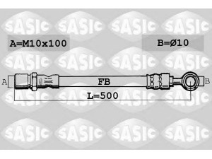 SASIC SBH6343 stabdžių žarnelė 
 Stabdžių sistema -> Stabdžių žarnelės
46410SK3E01, GBH251, SHB10001EVA