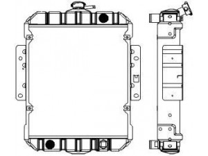 SAKURA  Automotive 1451-0306 radiatorius, variklio aušinimas