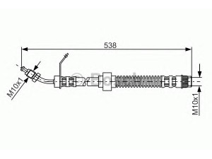 BOSCH 1 987 481 151 stabdžių žarnelė 
 Stabdžių sistema -> Stabdžių žarnelės
46201-00Q0G, 46201-00QAD, 82006 73552