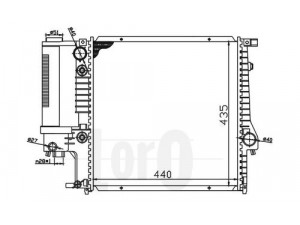 LORO 004-017-0013 radiatorius, variklio aušinimas 
 Aušinimo sistema -> Radiatorius/alyvos aušintuvas -> Radiatorius/dalys
17111719136, 17111719264, 17111723528