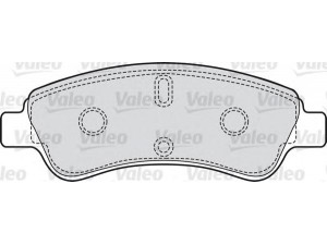 VALEO 598464 stabdžių trinkelių rinkinys, diskinis stabdys 
 Techninės priežiūros dalys -> Papildomas remontas
1610489680, 1611293980, 4252-18