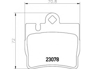 HELLA 8DB 355 008-711 stabdžių trinkelių rinkinys, diskinis stabdys 
 Techninės priežiūros dalys -> Papildomas remontas
0034200620, 0034201920, 0044209420