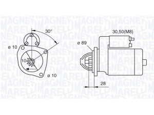 MAGNETI MARELLI 063522188120 starteris 
 Elektros įranga -> Starterio sistema -> Starteris
772000120