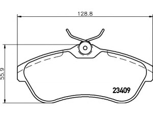 HELLA PAGID 8DB 355 009-321 stabdžių trinkelių rinkinys, diskinis stabdys 
 Techninės priežiūros dalys -> Papildomas remontas
425237, 425372, E172282