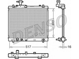 DENSO DRM47033 radiatorius, variklio aušinimas 
 Aušinimo sistema -> Radiatorius/alyvos aušintuvas -> Radiatorius/dalys
1770071L10